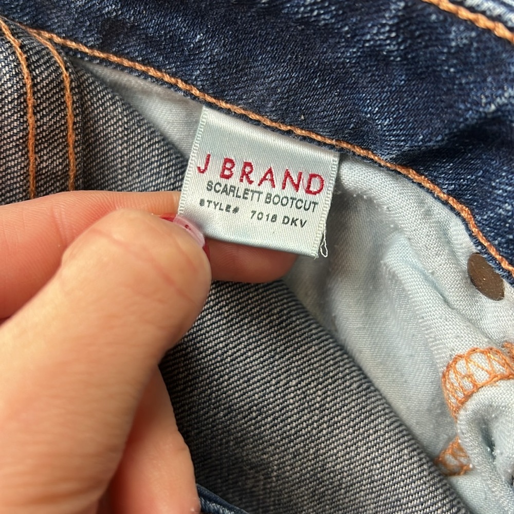 J brand women’s denim flare pants jeans 30 L58-5 - Picture 6 of 7